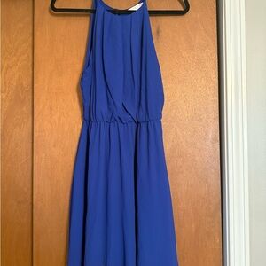 Lush Royal Blue Backless Dress